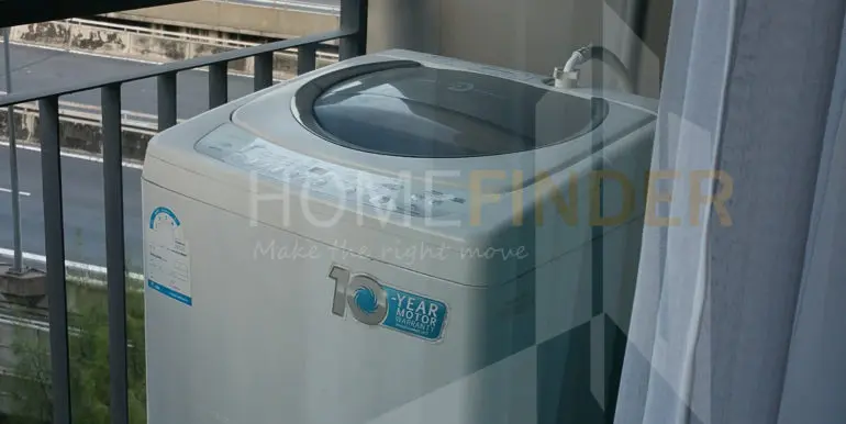Balcony + Washing mc