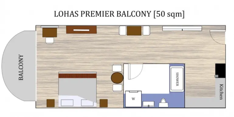 Premier Balcony Layout